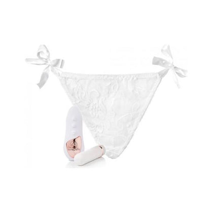 Nu Sensuelle Pleasure Panty Bullet w/Remote Control 15 Function - White