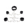 Strict Slave Bondage Shackle Set Black