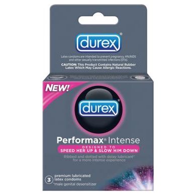 Durex performance intense condom - box of 3