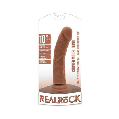 Realrock Curved Dildo 10 Tan