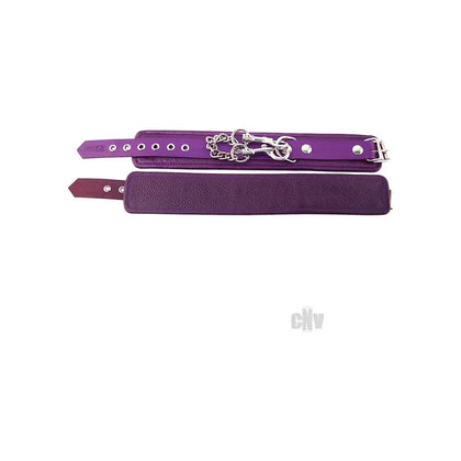 Rouge Plain Wrist Cuffs Purple