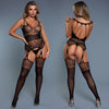 Goodnight Kiss Bodystocking - Queen Size - Black