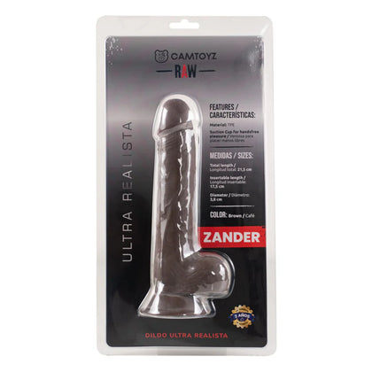 Ultra Realistic Raw Coffee Zander Dildo