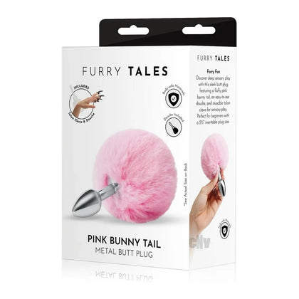 Whipsmart Fluffy Bunny Tail 2.5 Pnk