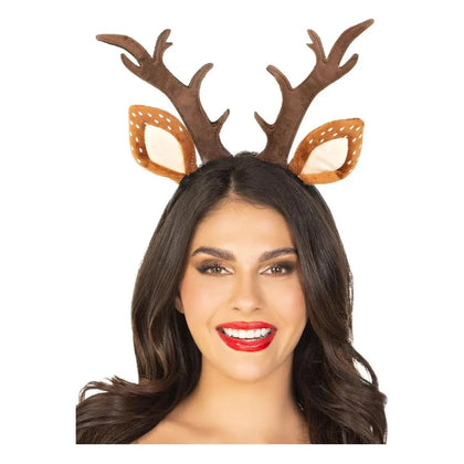 Fawn Ear Antler Headband Os Brown