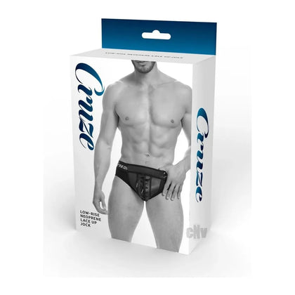 Cruze Kickoff Lace Up Jockstrap S/m Blk