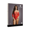 Shots Le Desir Crotchless Rhinestone Teddy Red Qs