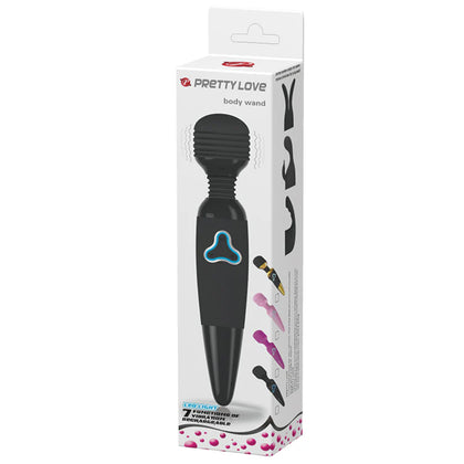 Pretty Love Body Wand With Led Light - Black