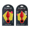 Forto F-10 Silicone Plug w/Pull Ring - Small Red