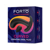 Curved Vibrating Plug Black