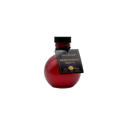 Olivia's Boudoir Kissable Oil 4oz. - Strawberry