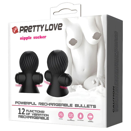 Rechargeable Nipple Suckers-Black