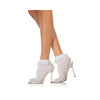 Anklet Socks Lace Ruffle O/S White
