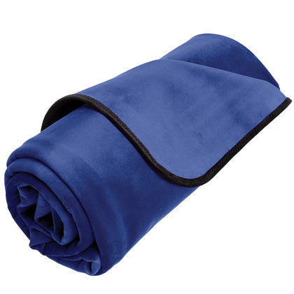 Liberator Fascinator Travel Throw Velvish-Indigo