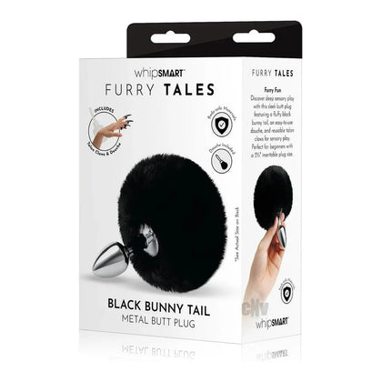 Whipsmart Fluffy Bunny Tail 2.5 Blk