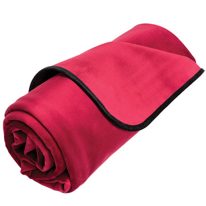 Liberator Fascinator Travel Throw Velvish- Merlot