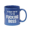Attitude mug a giant cup of i'm the fucking boss - 22 oz