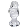 Asvini Glass Penis Anal Plug Clear