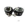 Rouge Fur Wrist Cuffs Blk/leopard