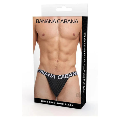 Banana Cabana Jock L/xl Poly Black