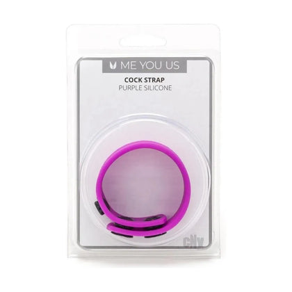 Myu Silicone Cock Strap Purple