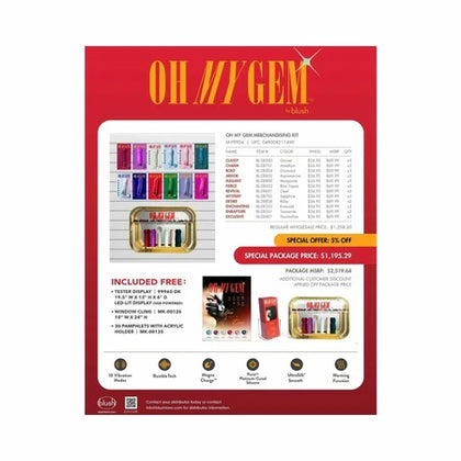 New Oh My Gem Merchandisign Kit