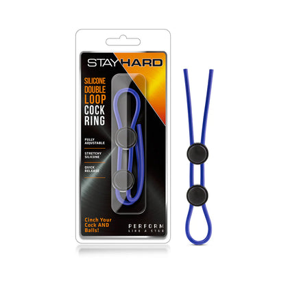 Stay Hard - Silicone Double Loop Cock Ring