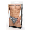 Banana Cabana Bikini Sm/md Blk/wht