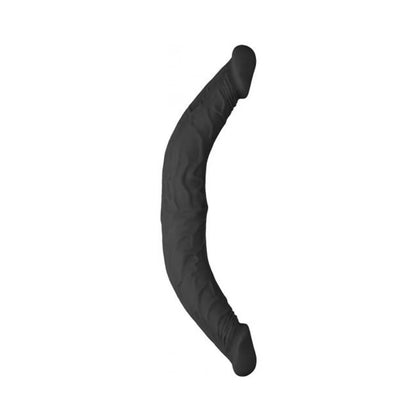 Realrock Skin Double Dong 14 In. Flexible Dual-ended Dildo Black