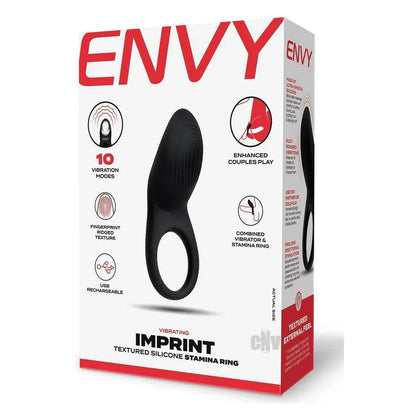 Envy Toys Imprint Textured Stamina Ring