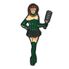 Geeky & Kinky Mistress D Paddle Pin