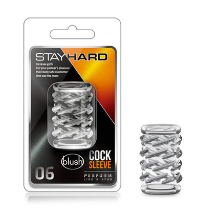 Blush Stay Hard Cock Sleeve 06 - Clear