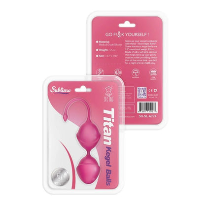 Sublime Titan Kegel Balls Pink