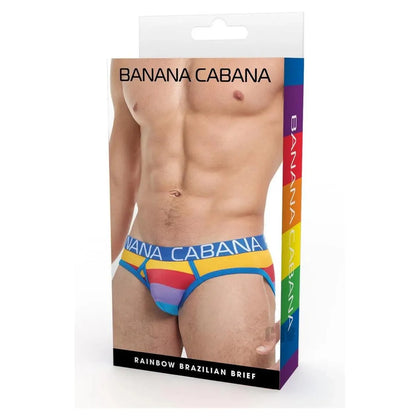 Banana Cabana Brief L/xl Rainbow