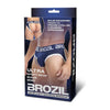 Brozil Open Back Mesh Brief L/xl Nvy