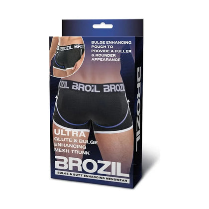 Brozil Mesh Boxer S/m Blk