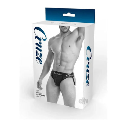 Cruze Buckle Up Zip Jockstrap L/xl Blk
