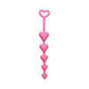 All Heart Silicone Anal Beads