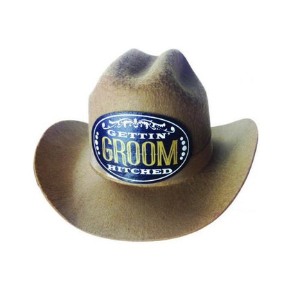 Gettin Hitched Mini Groom Cowboy Hat