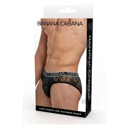 Banana Cabana Lace Night Low L/xl Blk