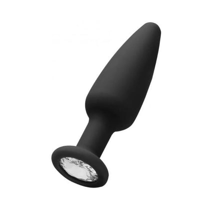 Ouch Cone-shaped Diamond Butt Plug - Black