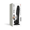 Strap-on-me Sliding Skin Realistic Dual-density Dildo Black L