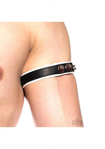 Prowler Red Bicep Band White Os
