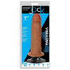 Jock Vibrating Dong No Balls 7 Caramel