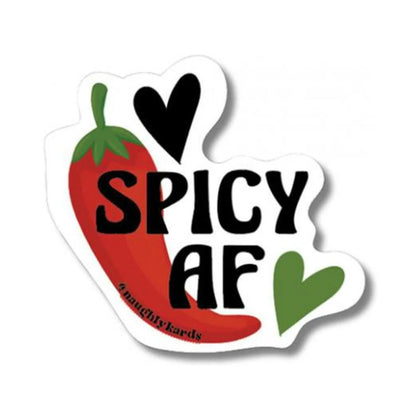 Spicy Af Sticker - Pack Of 3