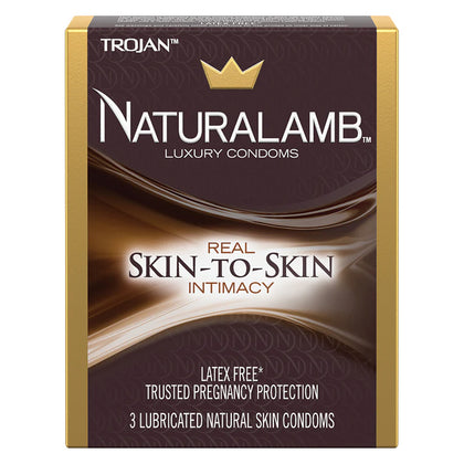 Trojan Naturalamb Luxury Condoms - 3 Pack