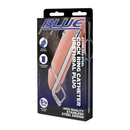 Blueline Steel C-ring Catheter Plug