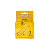 Trustex Flavored Lubricated Condoms - 3 Pack - Banana