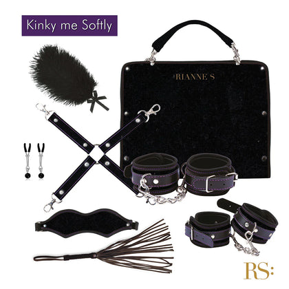 Rianne S Kinky Me Softly Black Bondage Kit