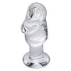 Asvini Glass Penis Anal Plug Clear